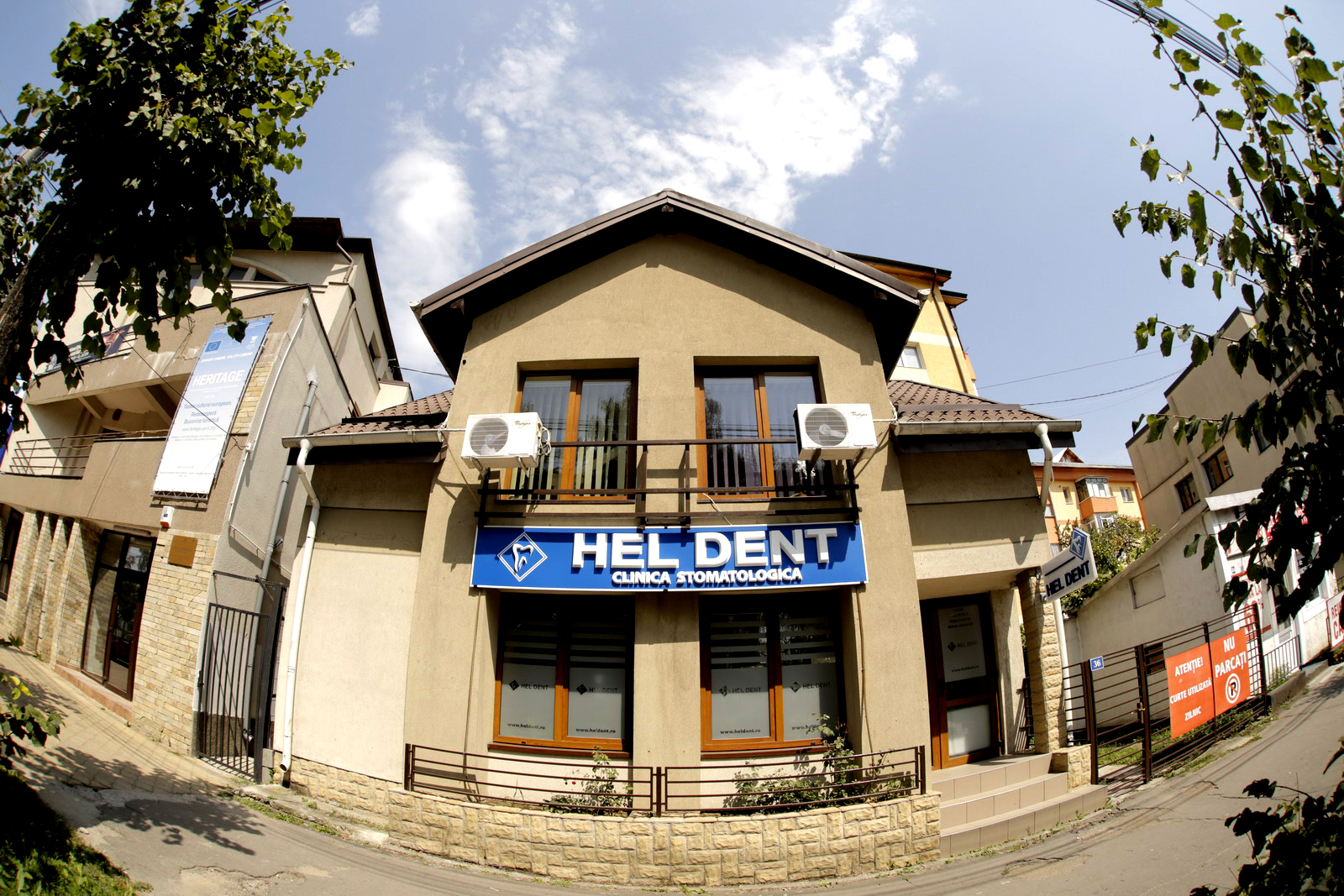 Clădirea cabinetului stomatologic HEL DENT din Suceava, Str. Universităţii nr. 36
